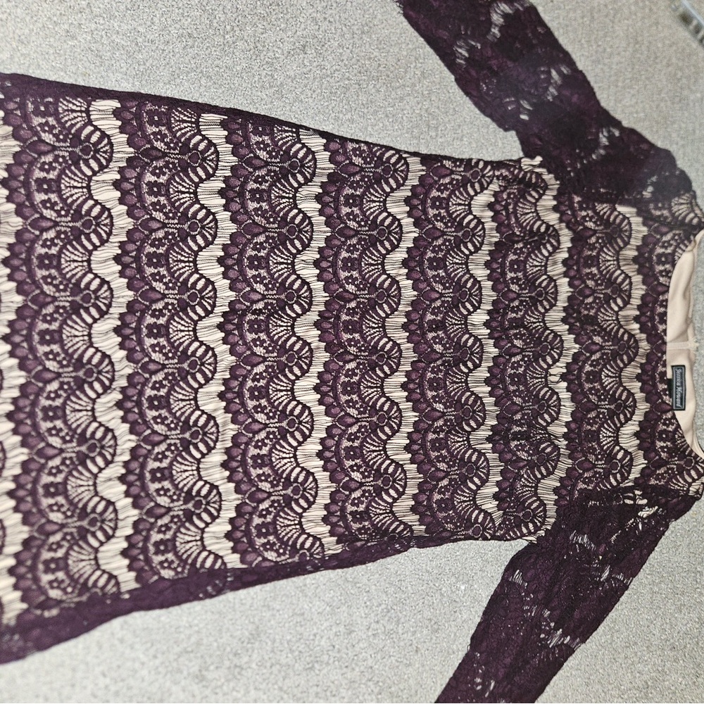Purple Lace Dress by Jessica Howard